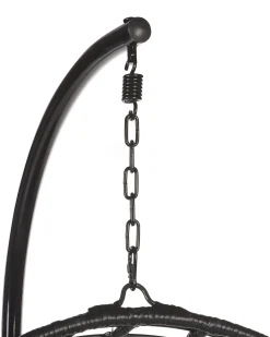 Online Beliani ASPIO Rattan sintetico (PE) Nero Grigio Nero