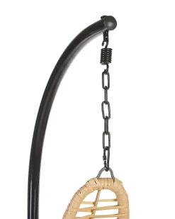 Outlet Beliani ATRI II Rattan sintetico (PE) Naturale Beige Marrone Nero