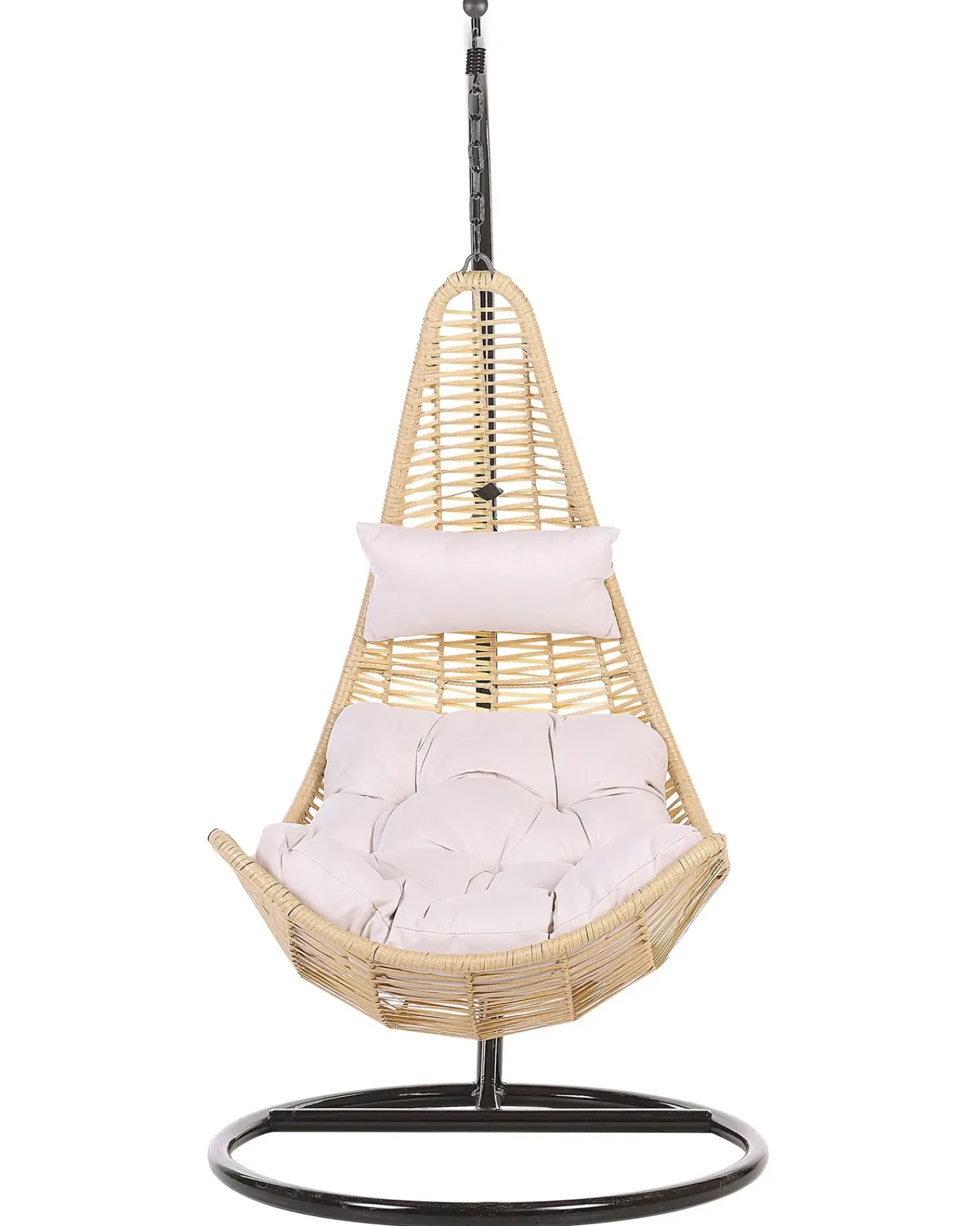 Outlet Beliani ATRI II Rattan sintetico (PE) Naturale Beige Marrone Nero