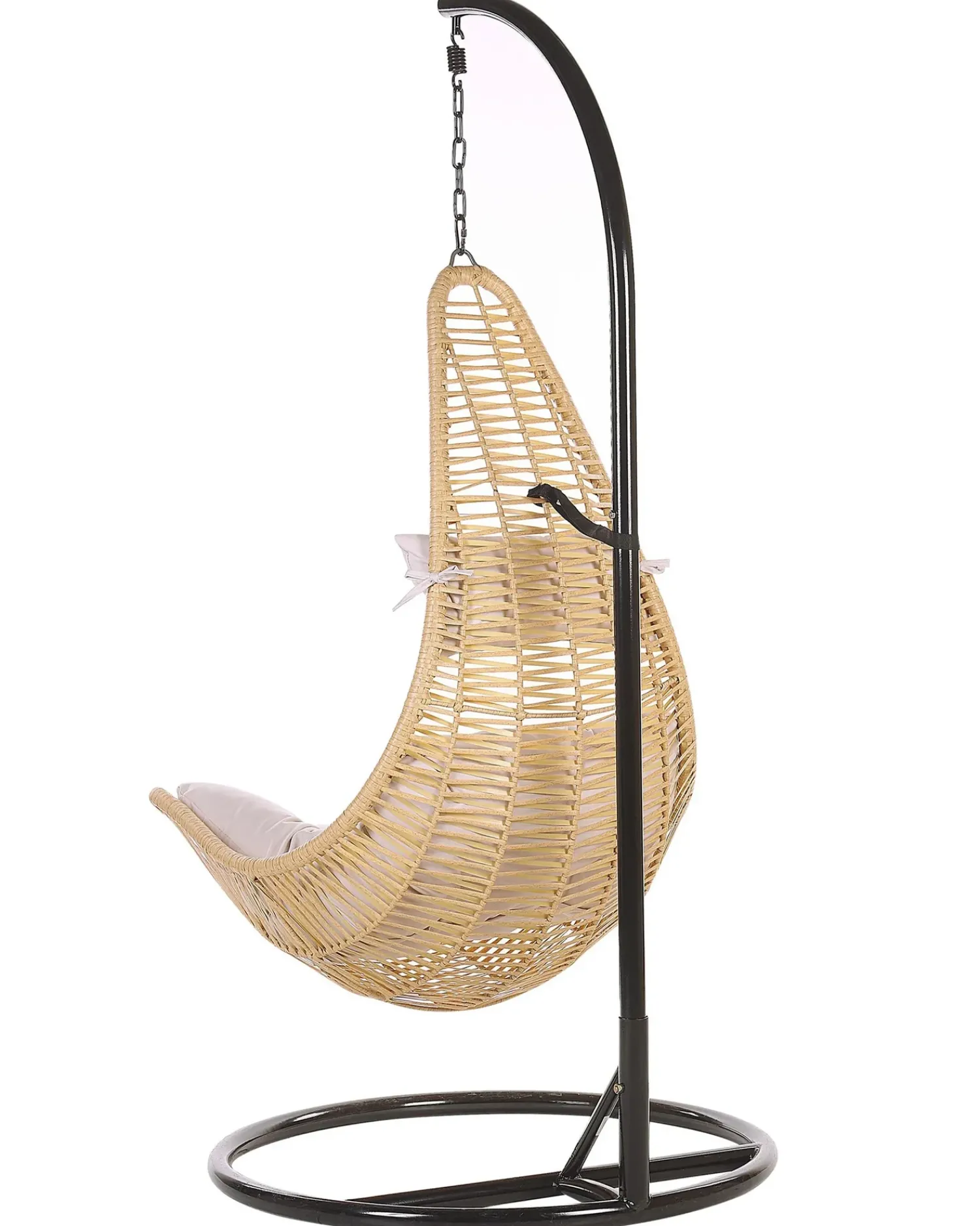 Outlet Beliani ATRI II Rattan sintetico (PE) Naturale Beige Marrone Nero