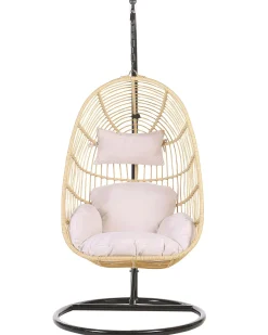 Discount Beliani CASOLI Rattan sintetico (PE) Naturale Bianco Marrone Nero
