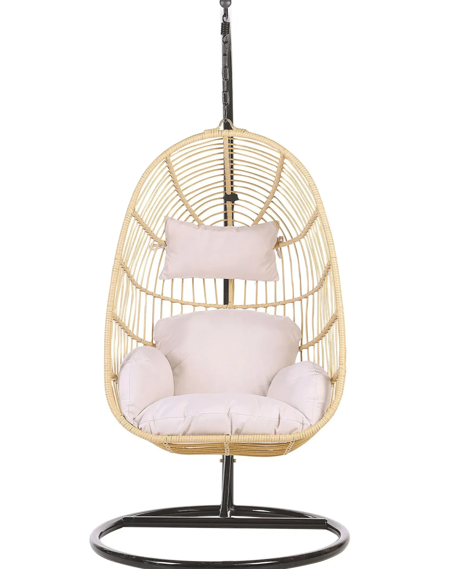 Discount Beliani CASOLI Rattan sintetico (PE) Naturale Bianco Marrone Nero
