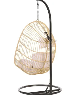 Discount Beliani CASOLI Rattan sintetico (PE) Naturale Bianco Marrone Nero