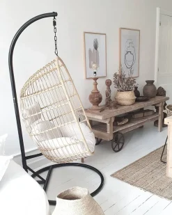 Discount Beliani CASOLI Rattan sintetico (PE) Naturale Bianco Marrone Nero