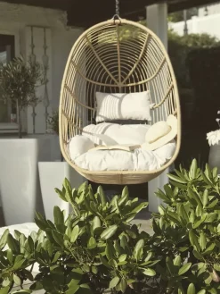 Discount Beliani CASOLI Rattan sintetico (PE) Naturale Bianco Marrone Nero