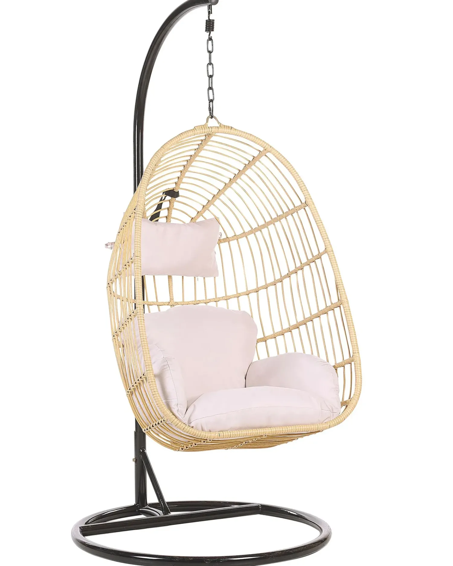 Discount Beliani CASOLI Rattan sintetico (PE) Naturale Bianco Marrone Nero