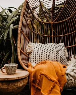 Discount Beliani CASOLI Rattan sintetico (PE) Naturale Bianco Marrone Nero