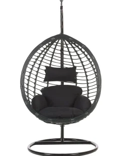 New Beliani TOLLO Rattan sintetico (PE) Nero