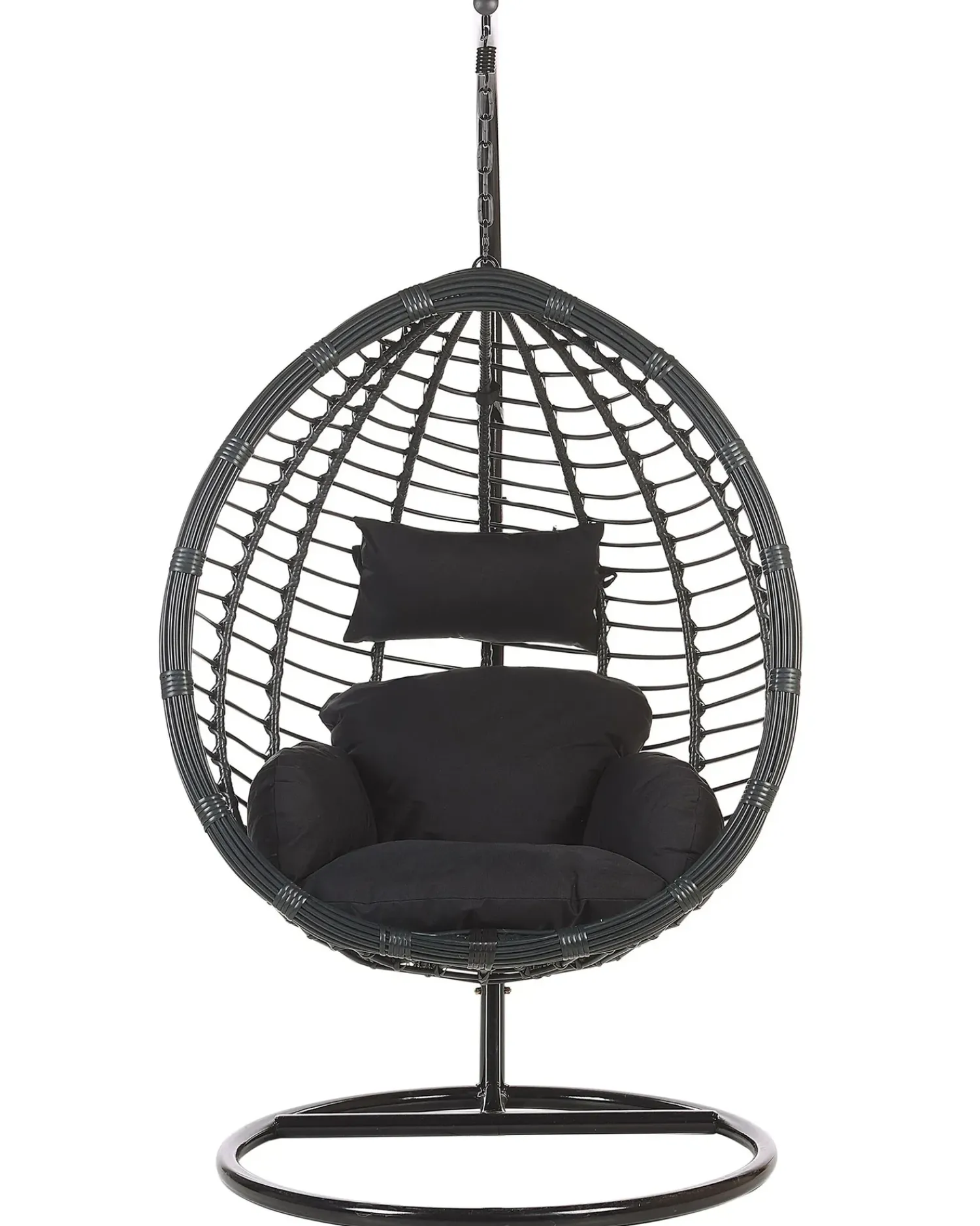 New Beliani TOLLO Rattan sintetico (PE) Nero