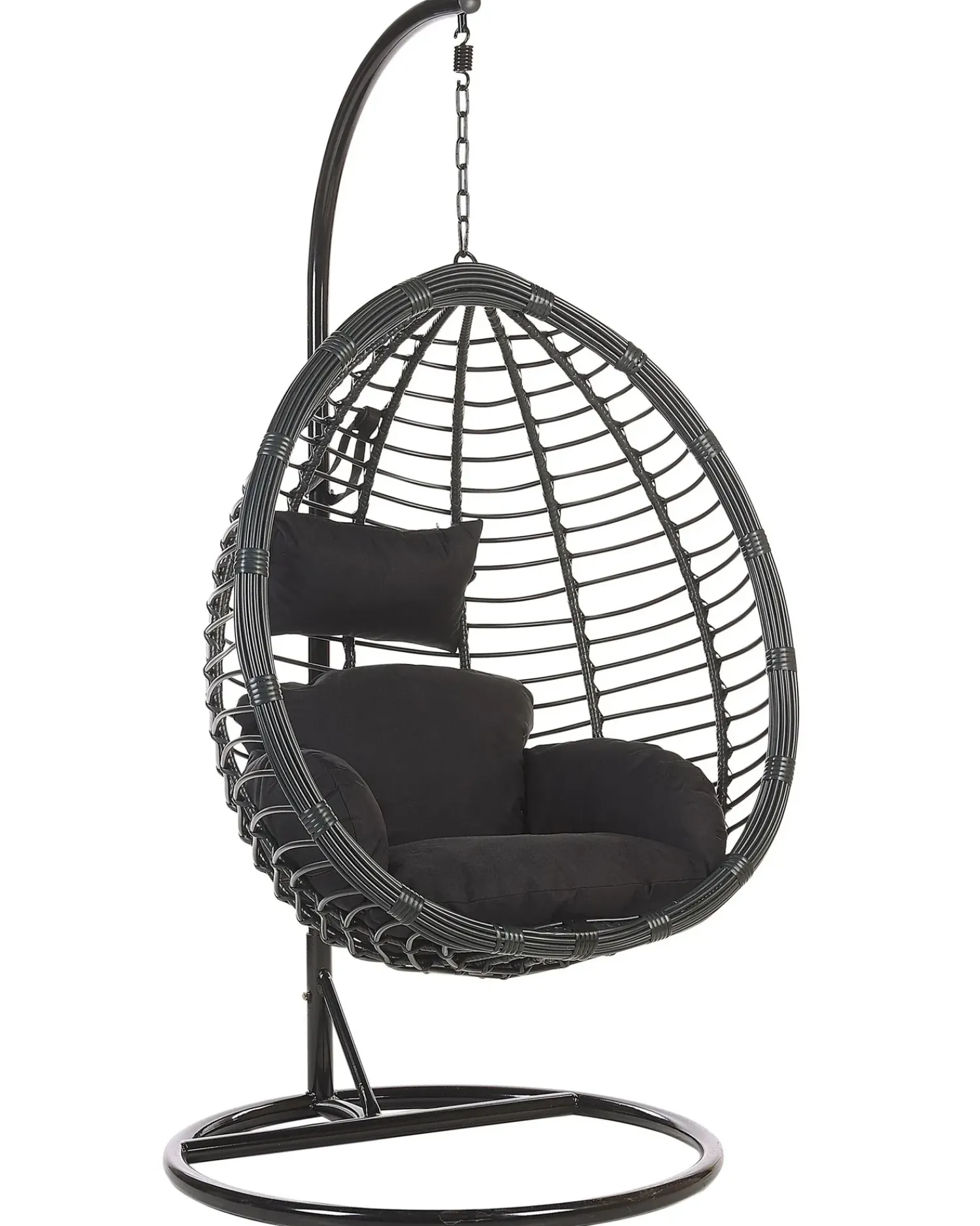 New Beliani TOLLO Rattan sintetico (PE) Nero