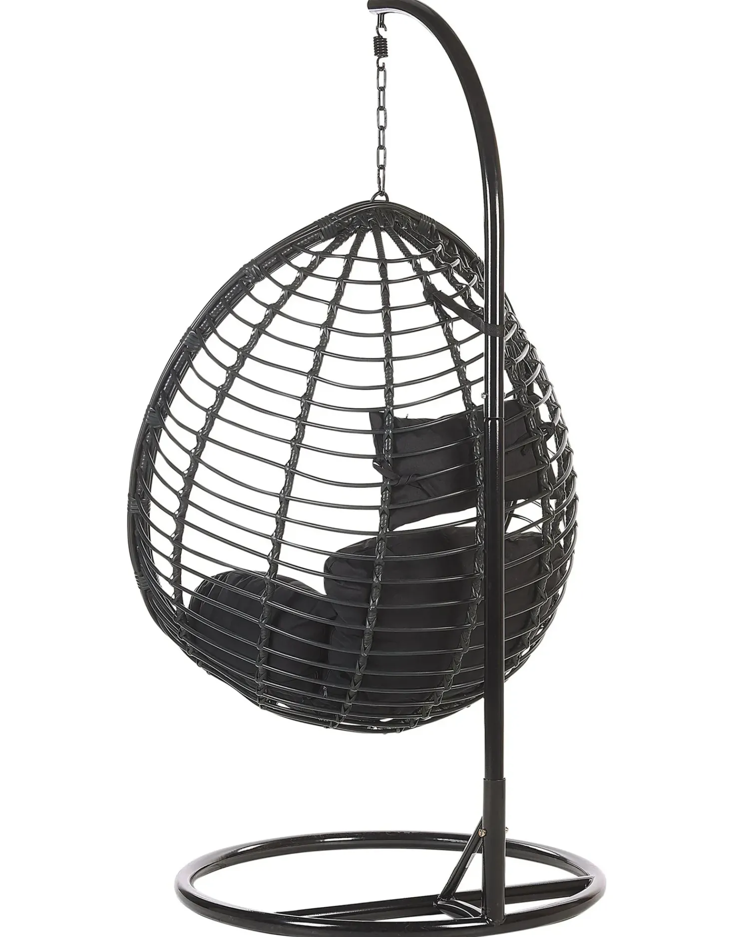 New Beliani TOLLO Rattan sintetico (PE) Nero