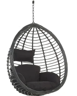 New Beliani TOLLO Rattan sintetico (PE) Nero