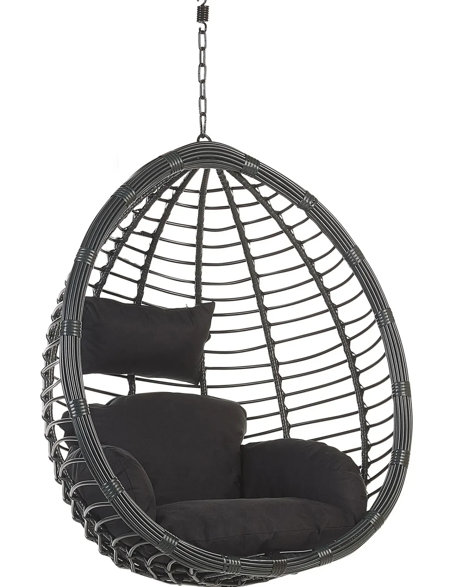 New Beliani TOLLO Rattan sintetico (PE) Nero