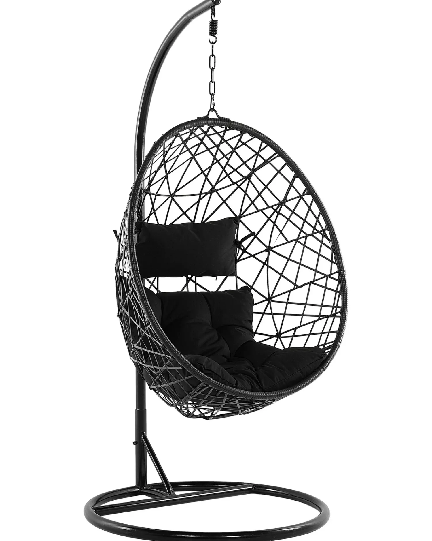 Hot Beliani ALATRI Rattan sintetico (PE) Nero