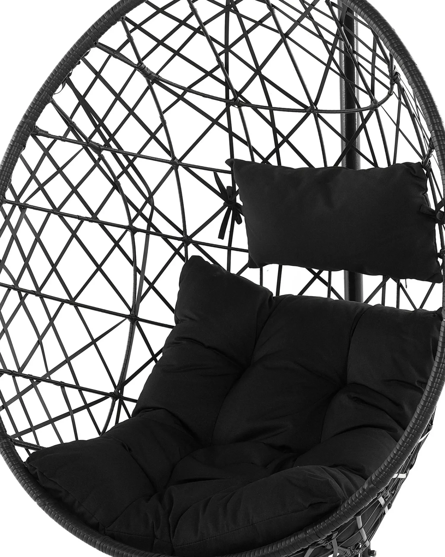 Hot Beliani ALATRI Rattan sintetico (PE) Nero