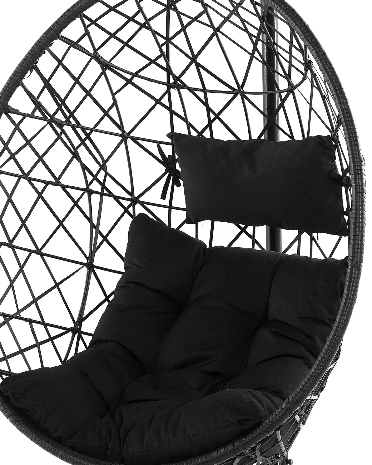 Hot Beliani ALATRI Rattan sintetico (PE) Nero