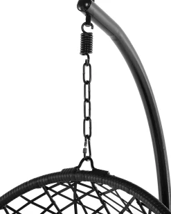 Hot Beliani ALATRI Rattan sintetico (PE) Nero