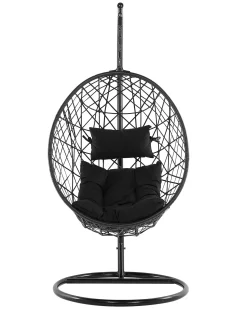 Hot Beliani ALATRI Rattan sintetico (PE) Nero