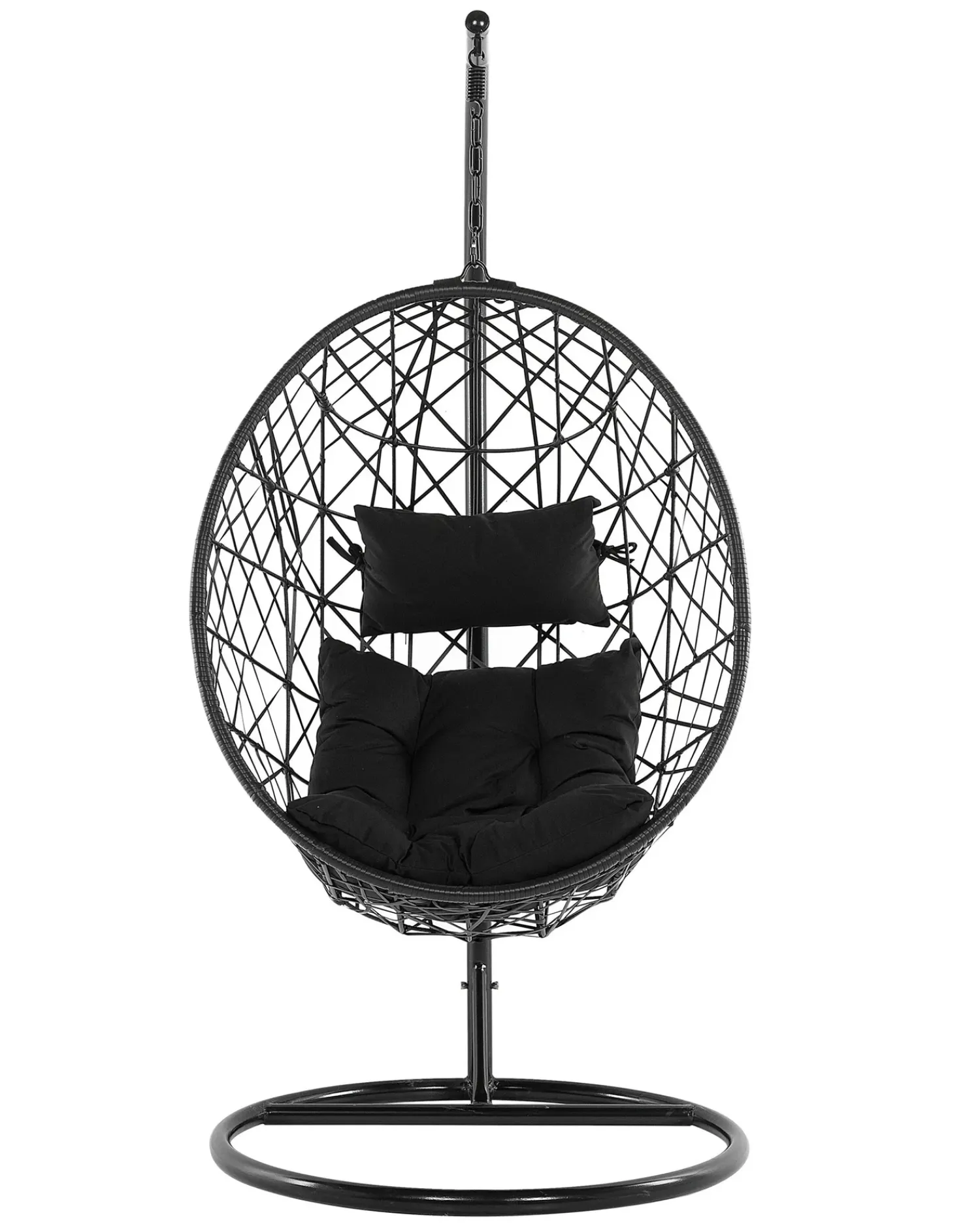 Hot Beliani ALATRI Rattan sintetico (PE) Nero
