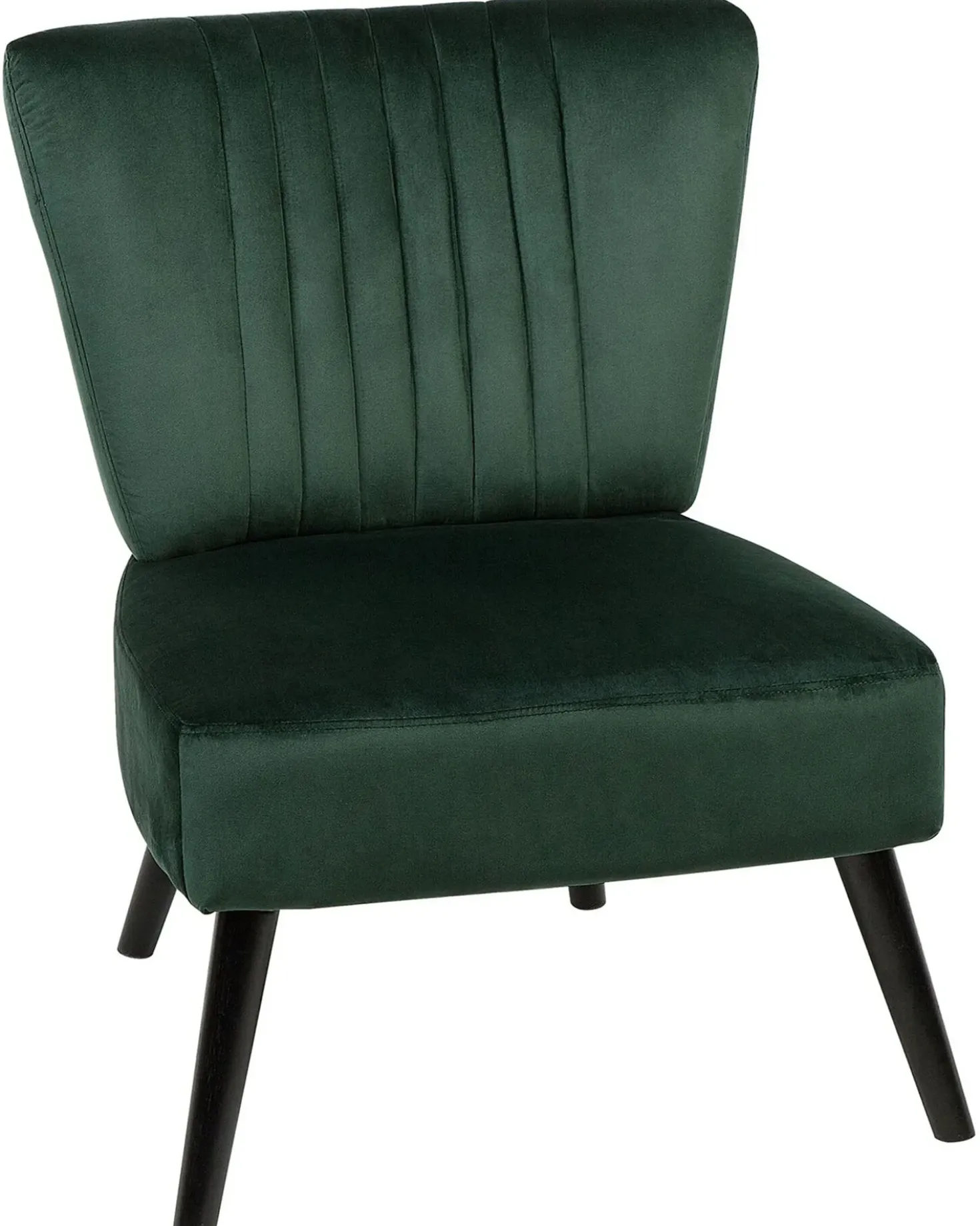 Poltrona VAASA Velluto Verde smeraldo