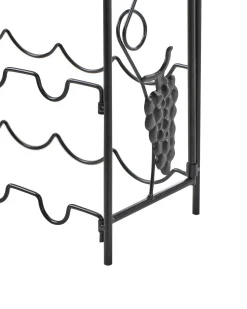 Best Beliani Porta bottiglie da vino DONEGAL Metallo Nero