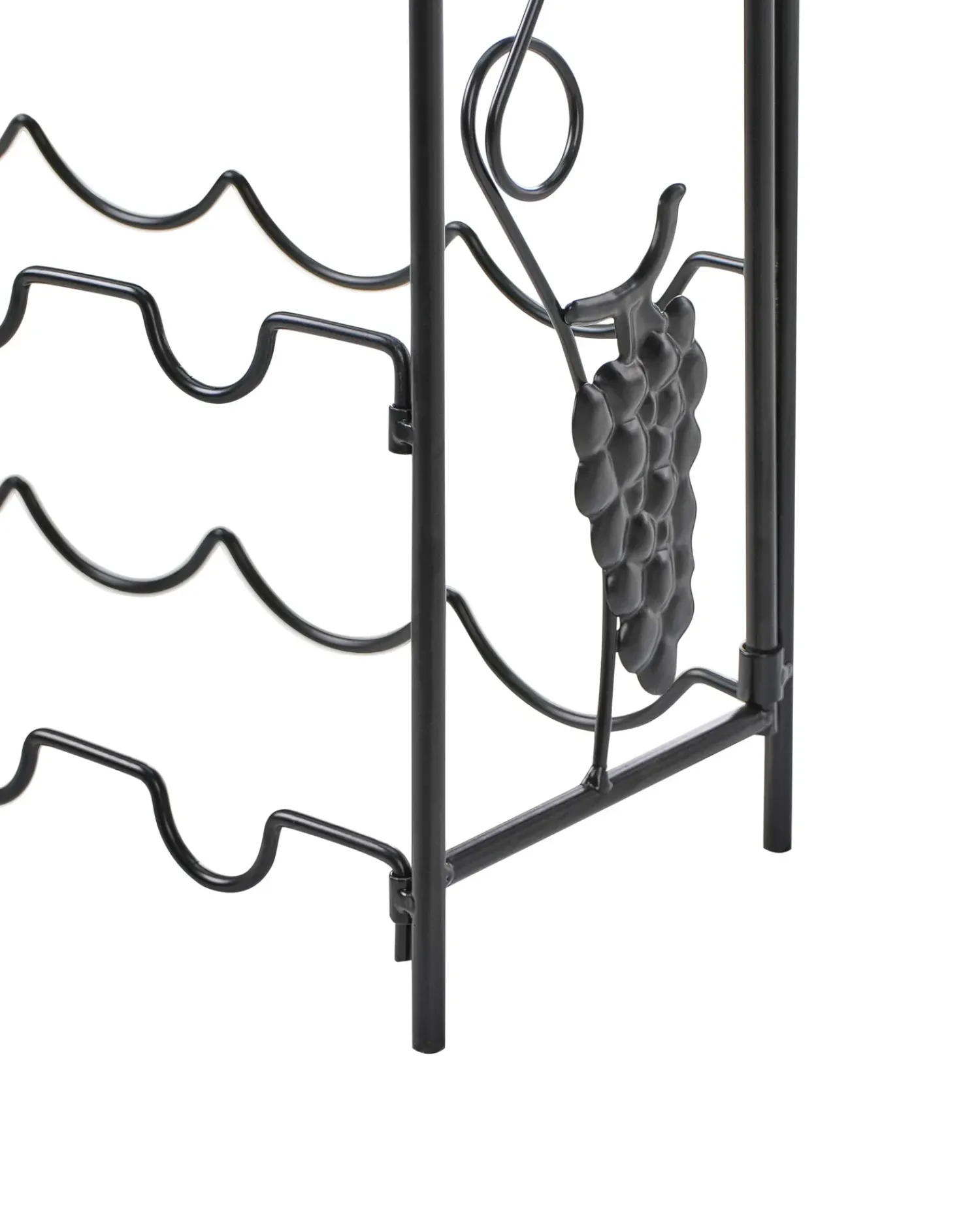 Best Beliani Porta bottiglie da vino DONEGAL Metallo Nero