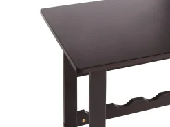 Beliani Porta bottiglie da vino ROWLEY scuro Marrone