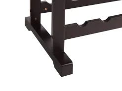 Beliani Porta bottiglie da vino ROWLEY scuro Marrone