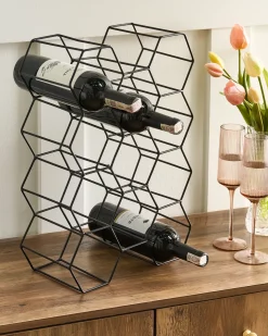 Best Beliani Porta bottiglie da vino TRALEE Metallo Nero