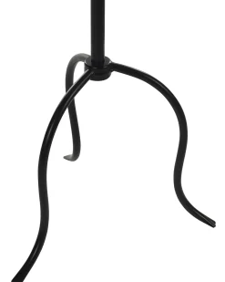 Outlet Beliani Portacandele ALMADA Metallo 118 cm Nero