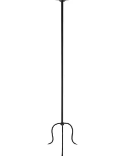 Outlet Beliani Portacandele ALMADA Metallo 118 cm Nero