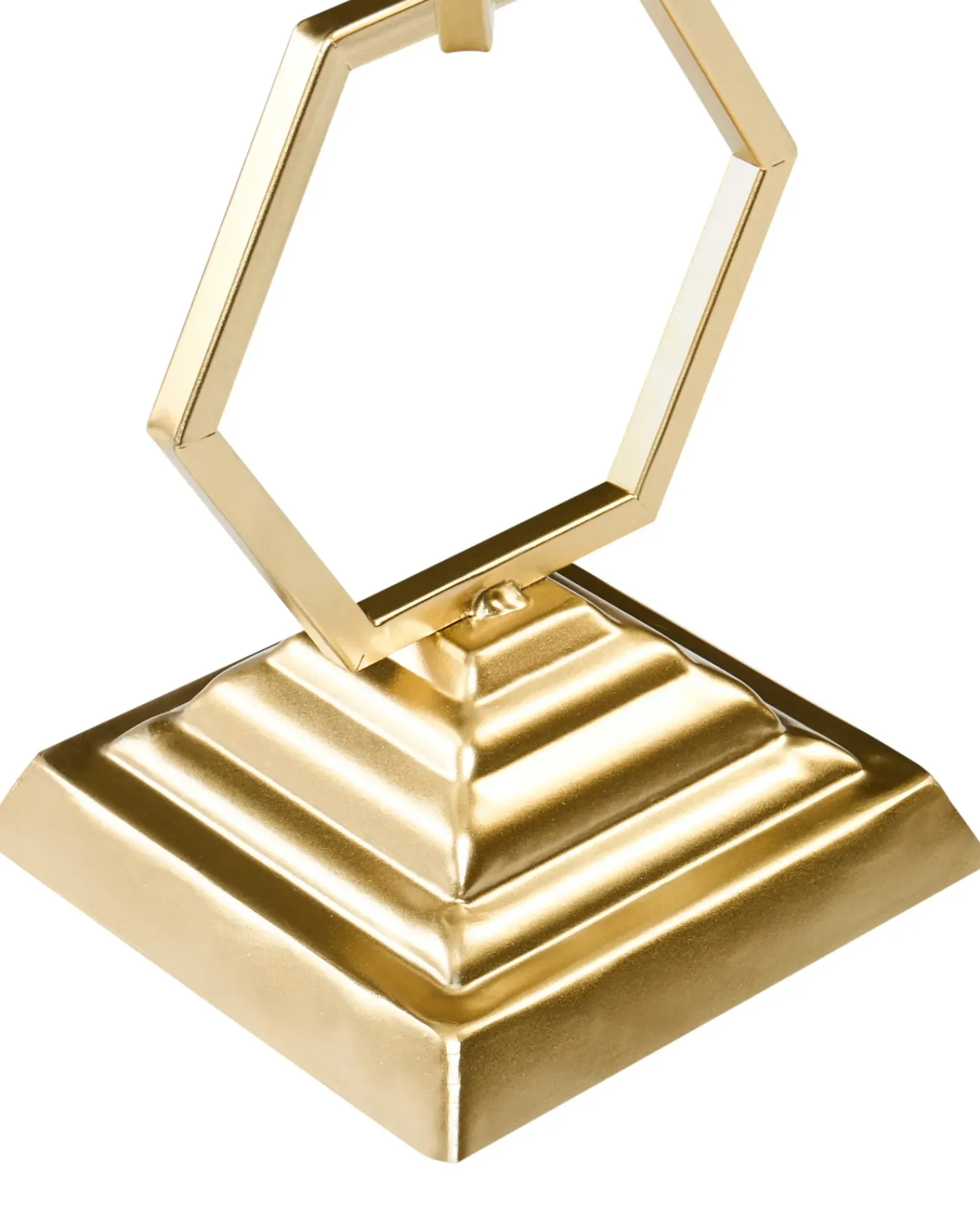 Discount Beliani Portacandele ARDEE Metallo 44 cm Oro