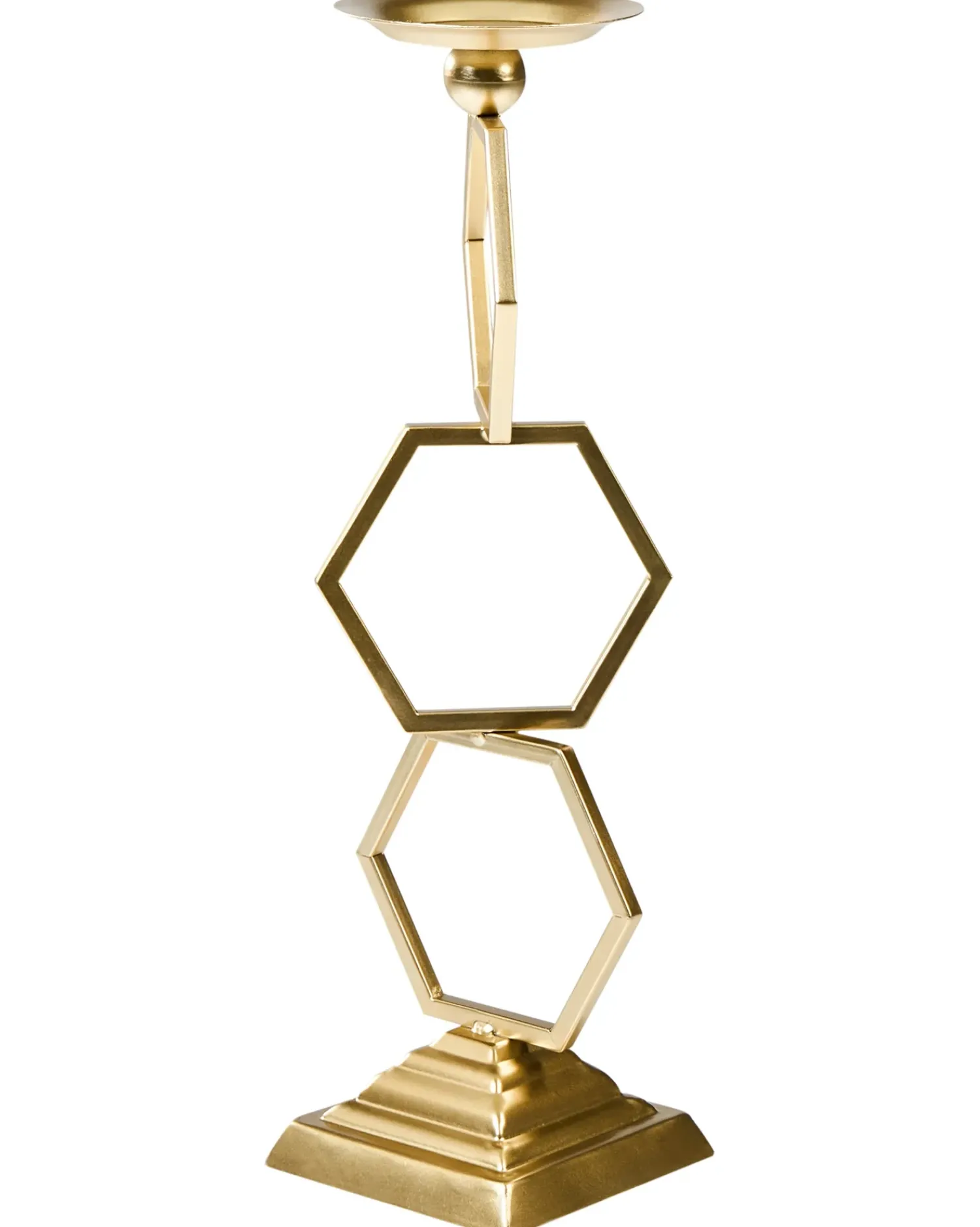 Discount Beliani Portacandele ARDEE Metallo 44 cm Oro