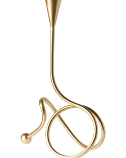 New Beliani Portacandele AROUCA Metallo 40 cm Oro