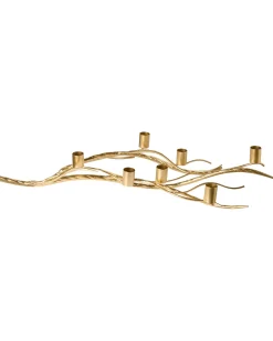 Best Beliani Portacandele ARRENTELA Metallo 10 cm Oro