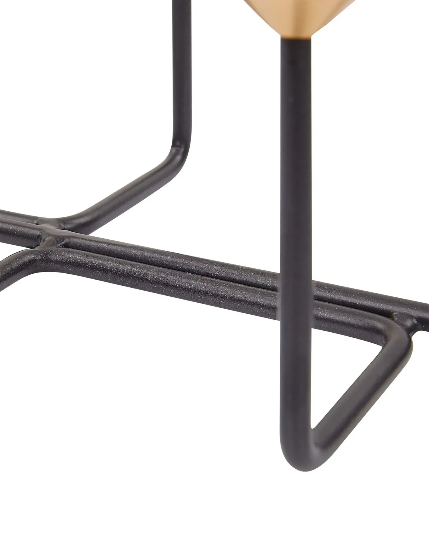 Hot Beliani Portacandele BANGKA Metallo 12 cm Nero Oro Nero