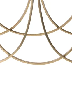 Best Beliani Portacandele BUARAN Metallo 38 cm Oro