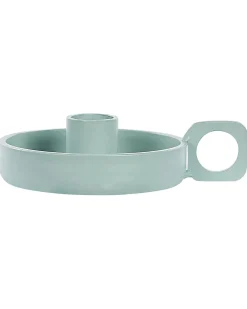 Beliani Portacandele CHORIO Metallo 4 cm menta Verde
