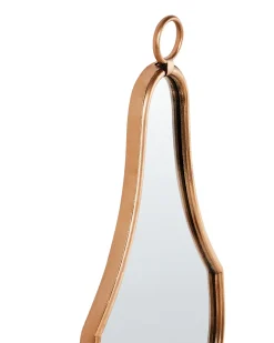 Hot Beliani Portacandele da parete BAZARNES Metallo 45 cm Oro