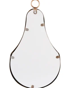 Hot Beliani Portacandele da parete BAZARNES Metallo 45 cm Oro