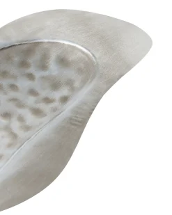 Beliani Portacandele da parete PENICHE Metallo 60 cm Argento
