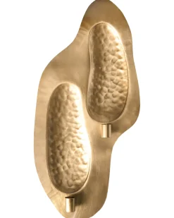 Best Beliani Portacandele da parete PENICHE Metallo 60 cm Oro