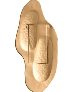 Best Beliani Portacandele da parete PENICHE Metallo 60 cm Oro