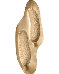 Best Beliani Portacandele da parete PENICHE Metallo 60 cm Oro