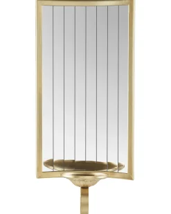 Online Beliani Portacandele da parete SOBREDA Metallo 41 cm Oro
