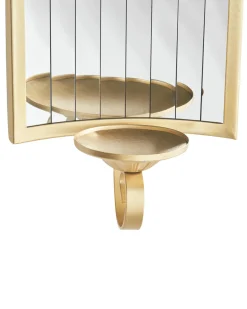 Online Beliani Portacandele da parete SOBREDA Metallo 41 cm Oro
