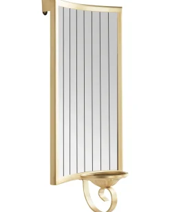 Online Beliani Portacandele da parete SOBREDA Metallo 41 cm Oro