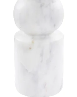 Sale Beliani Portacandele IOANNINA Pietra 20 cm Bianco