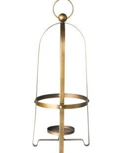 New Beliani Portacandele MARAWI Metallo 48 cm Oro