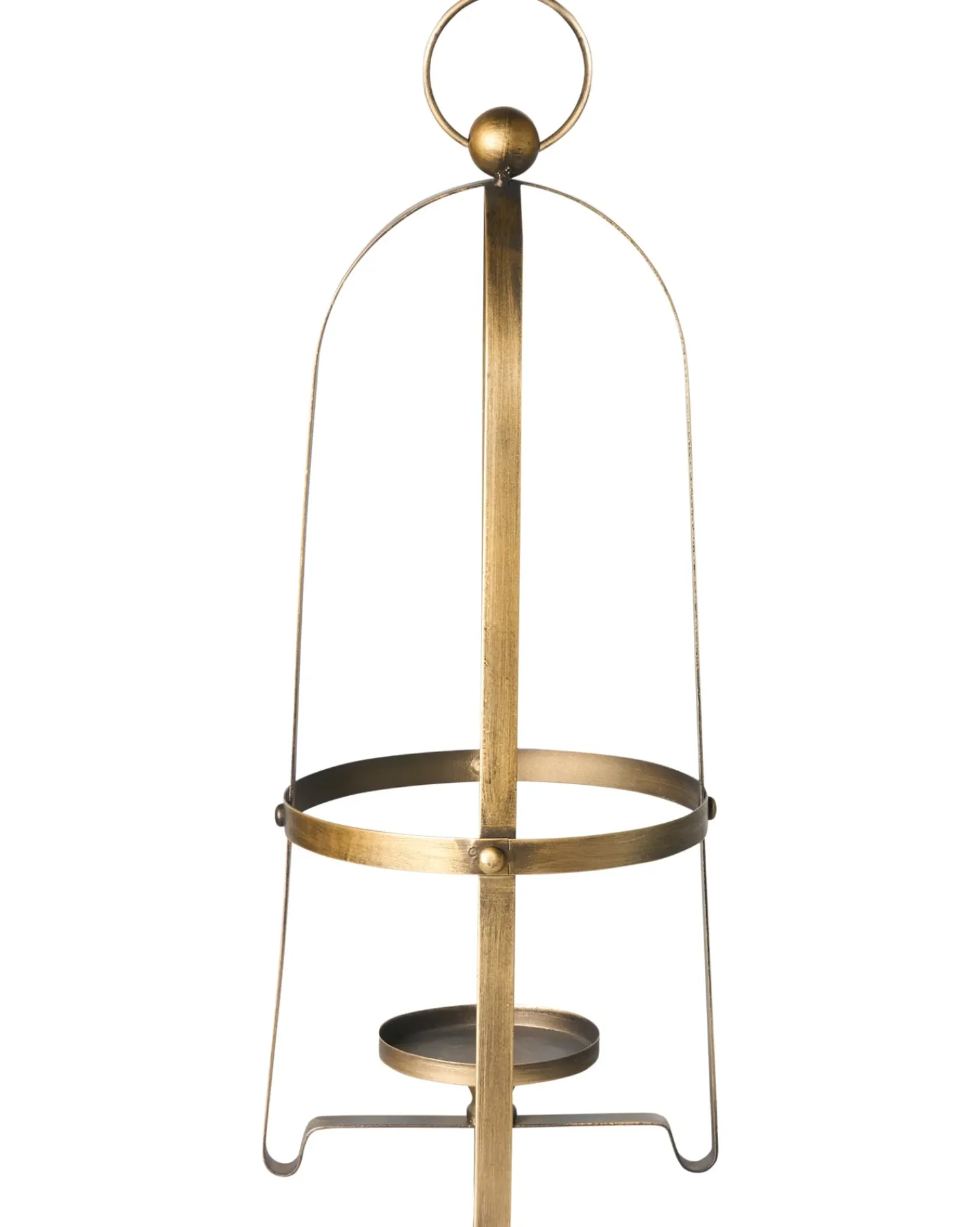 New Beliani Portacandele MARAWI Metallo 48 cm Oro